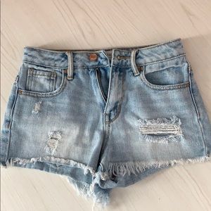 Pacsun high rise jean shorts
